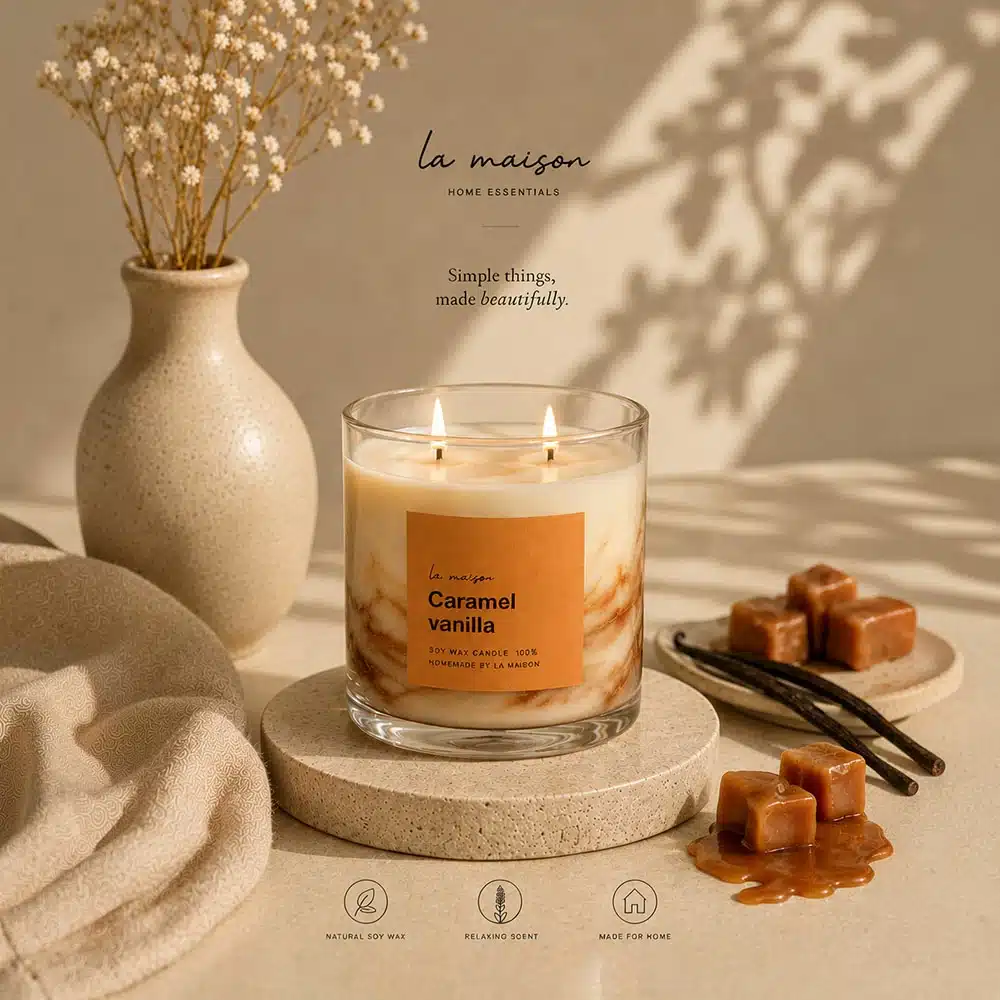 Caramel Vanilla Candle