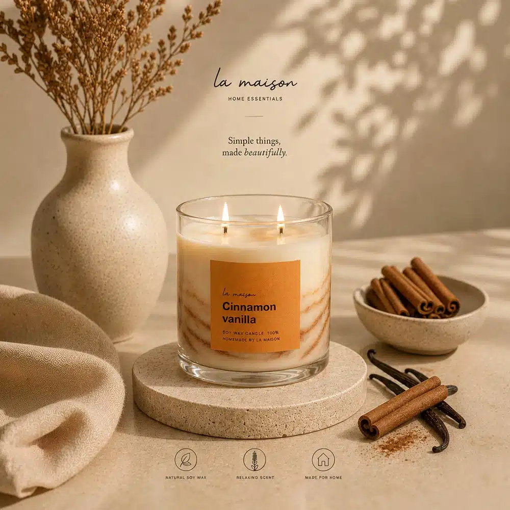 Cinnamon Vanilla Candle