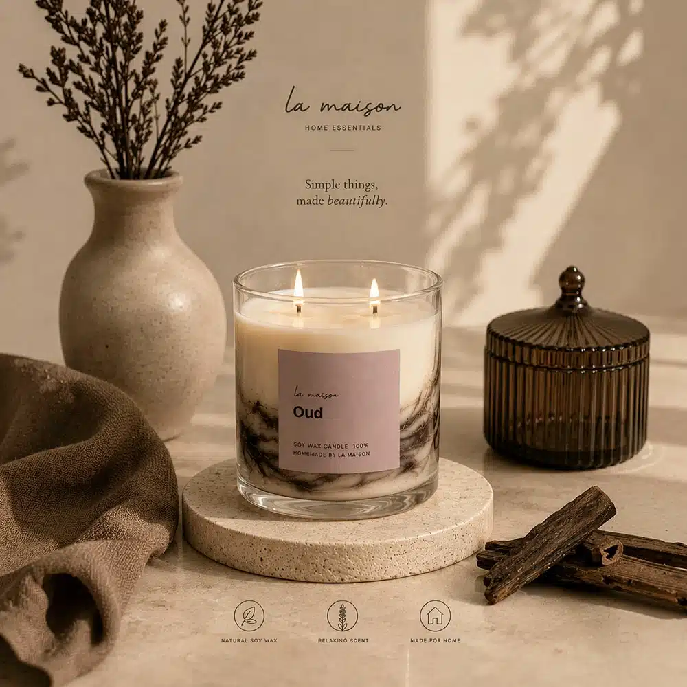 Oud Candle